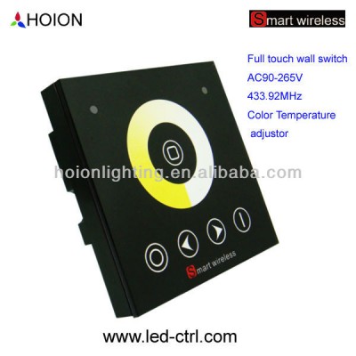 LED Dimmer Wall switch full touch panel 220V Color temperature adjustable controller