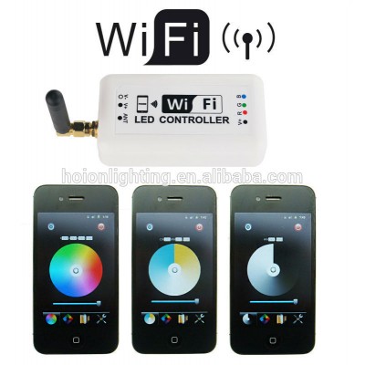 2015 New Innovation MINI WIFI Led Controller Android/IOS Device 3 In 1 For LED Strip Lights,12V 24V DC,288W,12A,CE/RoHS,Warranty